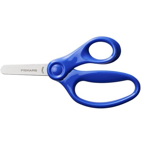 FISKARS Ciseaux à bout rond pour enfants à partir de 6 ans - bleu - 13 cm