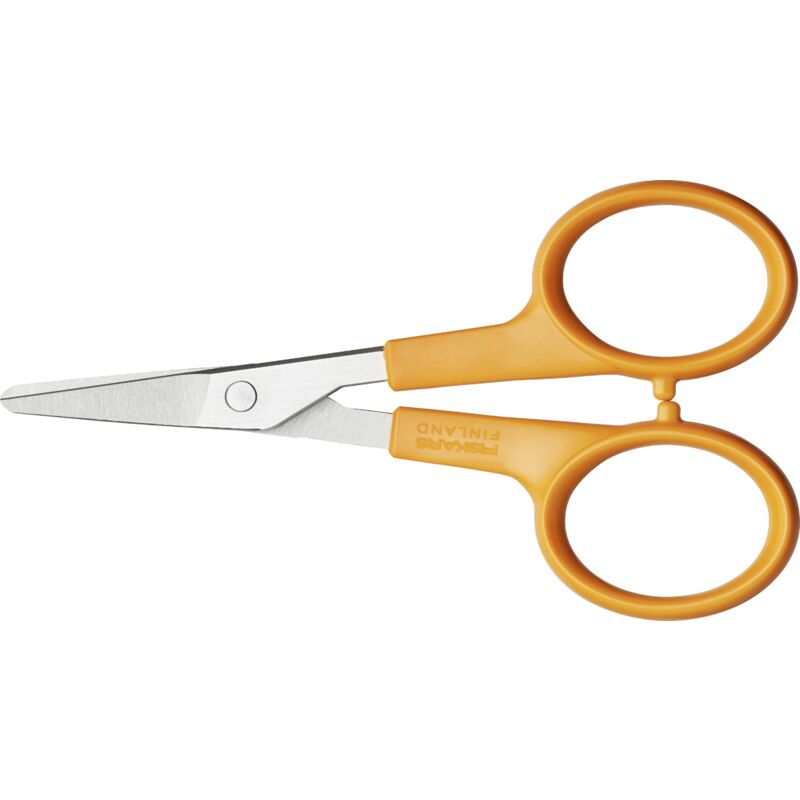 Fiskars - 1003028 Ciseaux à ongles gauchers, droitiers 100 mm orange Y161543
