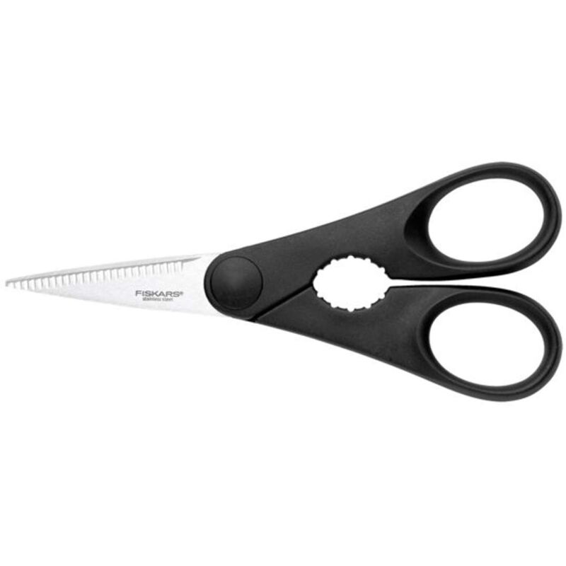 Fiskars - quipement de cuisine - Ciseaux de cuisine, longueur 20 cm, noir 1023820