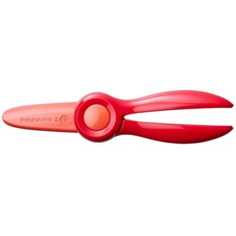 FISKARS - Ciseaux pour enfants, droitiers/gauchers, longueur 16 cm, rouge 1064065
