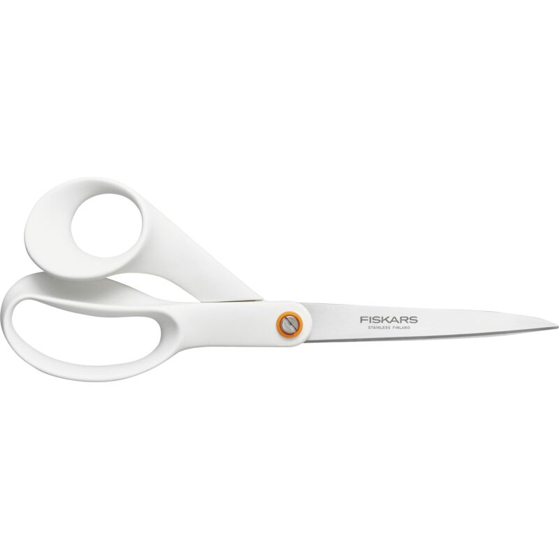 Fiskars - 1020412 Ciseaux universels droitiers 210 mm blanc