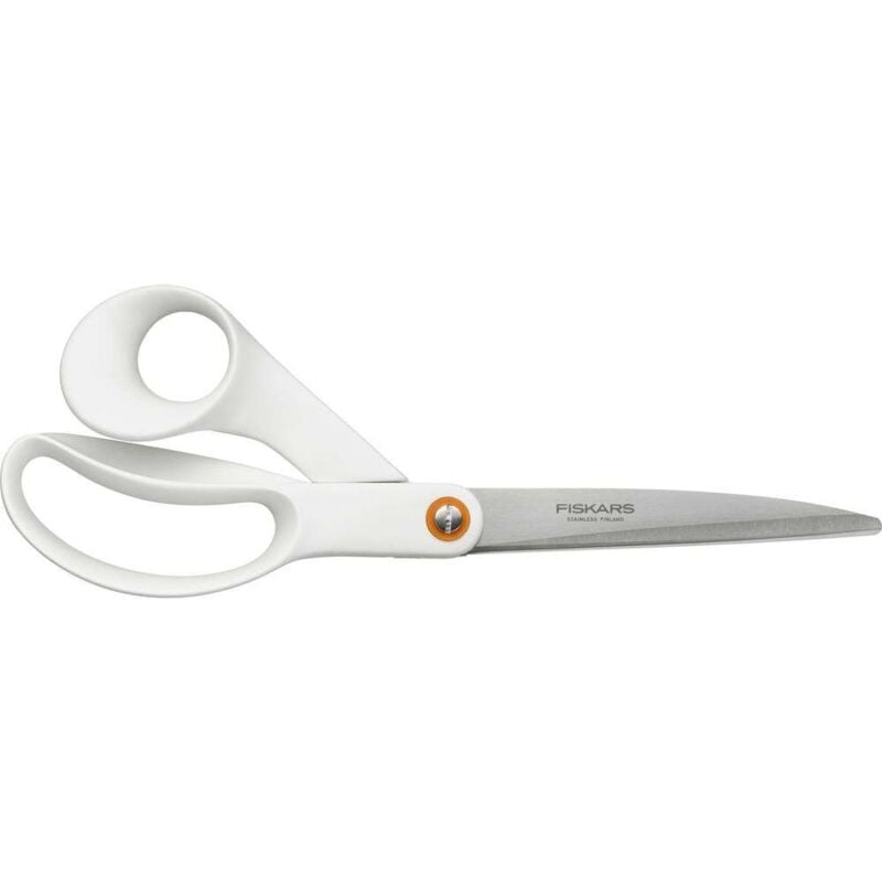 Fiskars - 1020414 Ciseaux universels droitiers 240 mm blanc