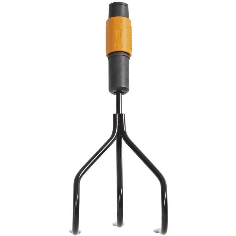 

Cultivador de 3 dientes, Preparación del suelo, Cabezal de herramienta QuikFit, Longitud: 31 cm, Largo: 12,5 cm, Negro/Naranja, QuikFit, 1000680