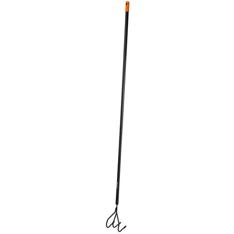 Fiskars Cultivateur, Préparation et entretien du sol, Longueur: 167 cm, Largeur: 12 cm, Noir/Orange, Solid, 1016034