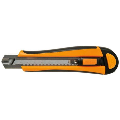 Fiskars Cutter ergonomique orange 18 mm professionnel