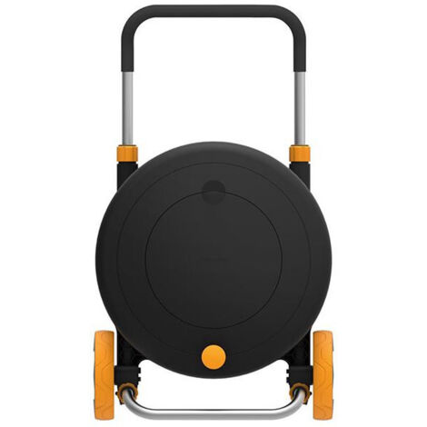 Fiskars – Dévidoir mural 30m – Tuyau 1/2 (13mm) – Rotation 360° – Pour jardins jusqu'à 300 m² – Accessoire inclus