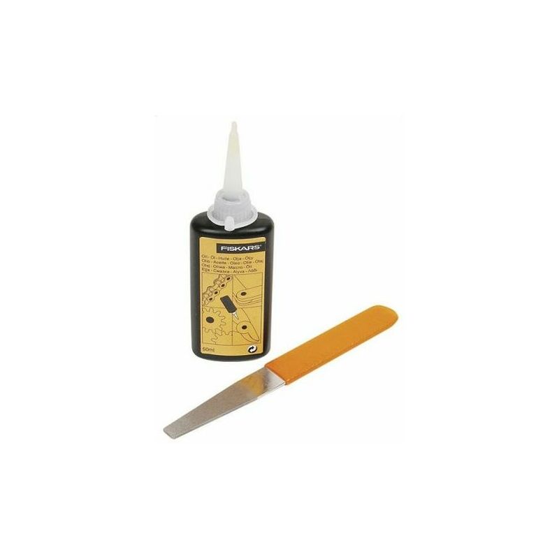 

Kit de mantenimiento, Para herramientas de corte de jardín, Con lima de diamante, Aceite e instrucciones de uso, 1001640 - Fiskars