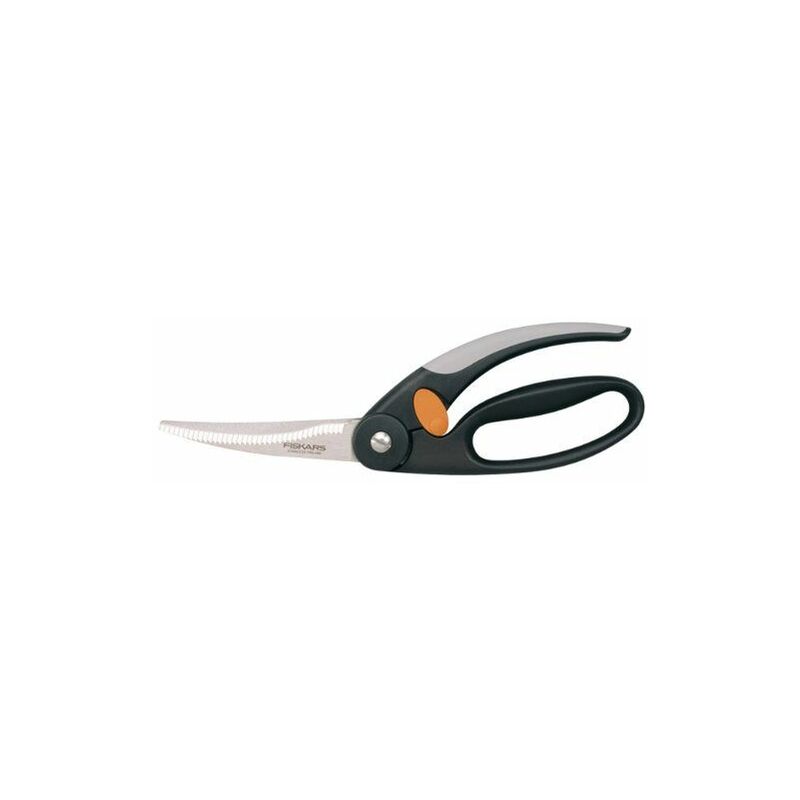 Image of F051859975 290mm Black,Grey,Stainless steel Poultry kitchen scissors - Fiskars