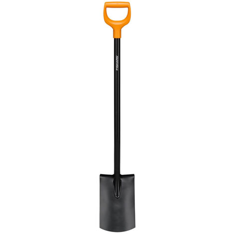 Fiskars Gärtnerspaten rund Solid Metall