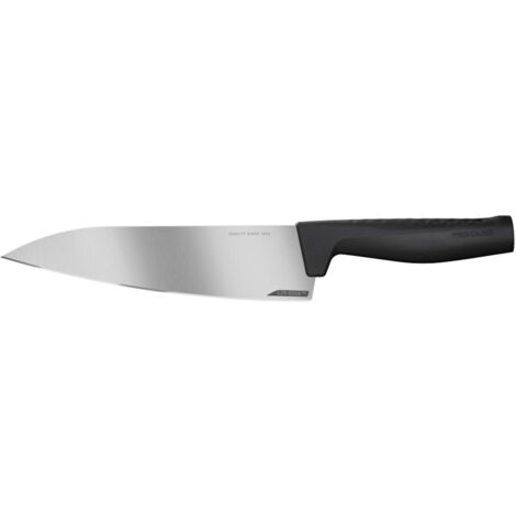 Fiskars Hard Edge Kochmesser Schwarz 20 cm