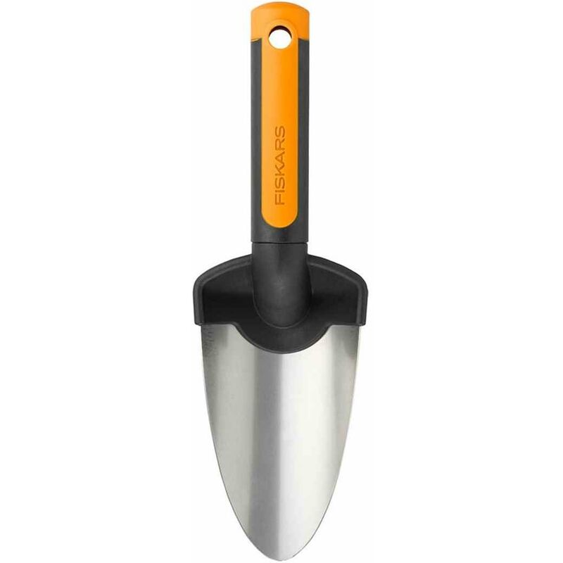 

Pala plantadora premium, Longitud: 28 cm, Pala de acero inoxidable, Negro/Naranja, 1000726 - Fiskars