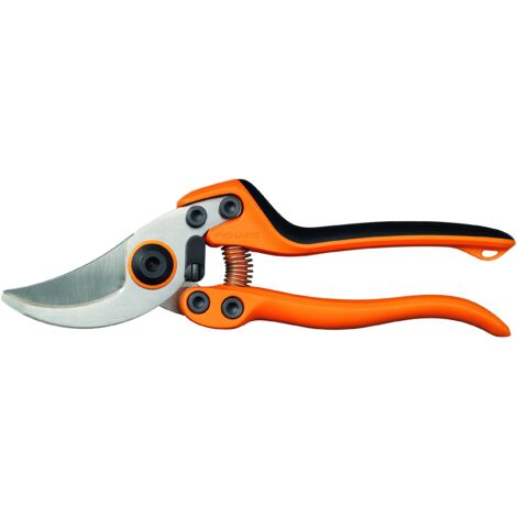 Fiskars PB-8 L - Cesoia da Potatura Bypass 210mm Nero e Arancione Acciaio