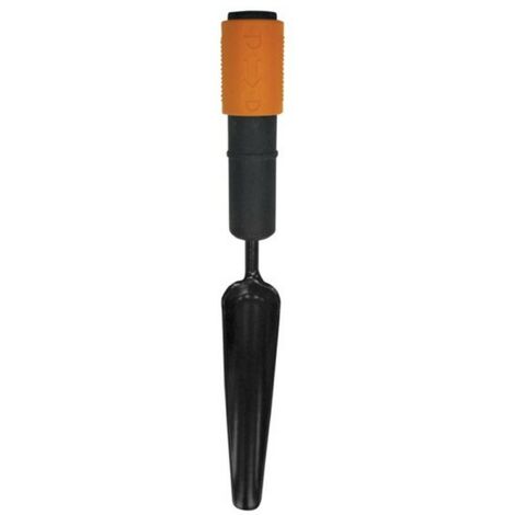 Fiskars QuikFit 1000731 - Coltello Estirpatore QuikFit 3,5cm in Acciaio Nero/Arancione Senza Manico