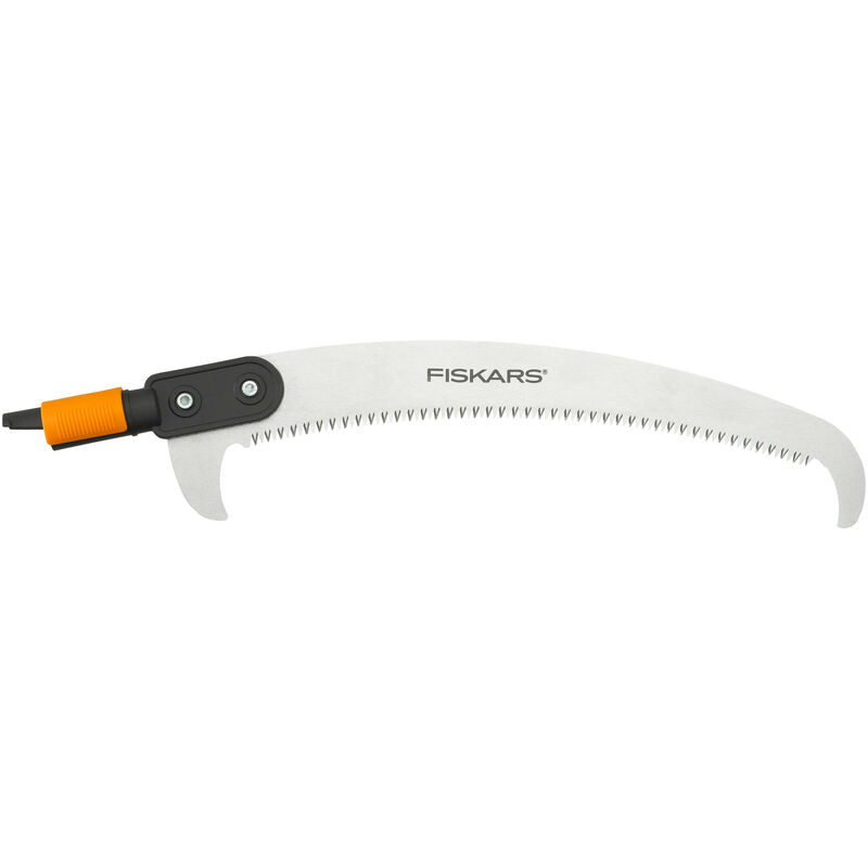 Fiskars Scie A Elaguer Pour Manche Telescopique Quikfit Tete D Outil Longueur 55 Cm Lame En Acier Trempe Noir Orange Quikfit 1000691