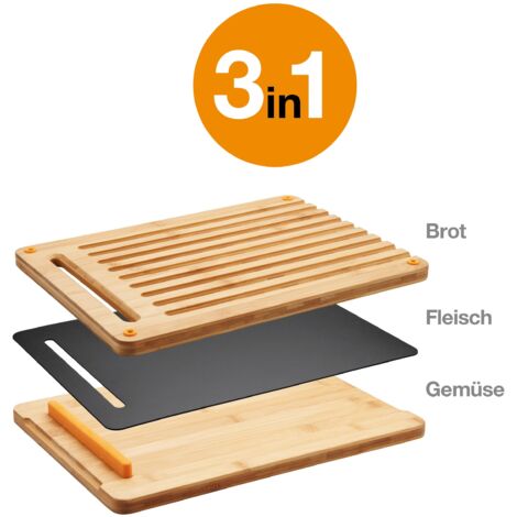 Fiskars Set Küchenplatten Bambus 3 Teile