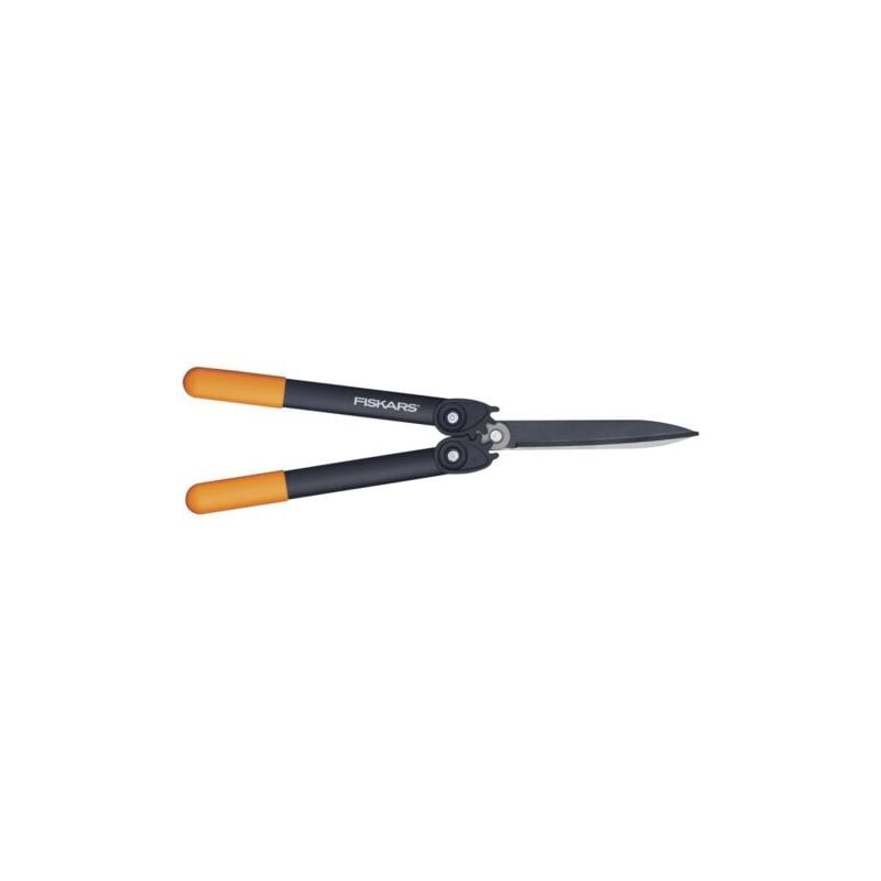 

Fiskars Tijeras cortasetos PowerGear II, Revestimiento antiadherente, Hojas de acero inoxidable, Longitud: 57 cm, HS72, Negro/Naranja, 1000596