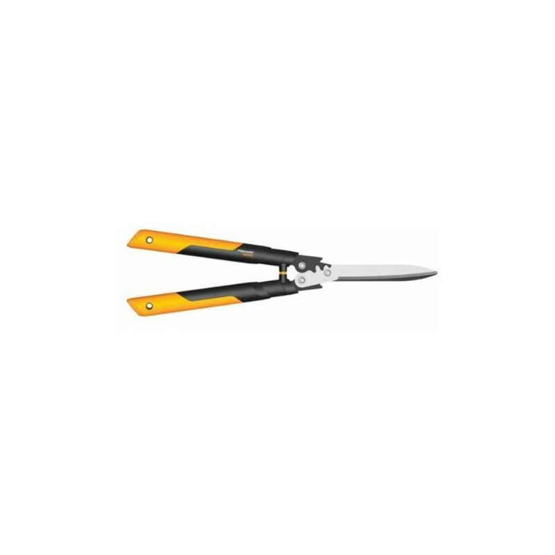 

Tijeras cortasetos, Sistema de cremallera PowerGear X, Cubierta antiadherente, Cuchillas de acero de alta calidad, Longitud: 63 cm, Negro/Naranja,