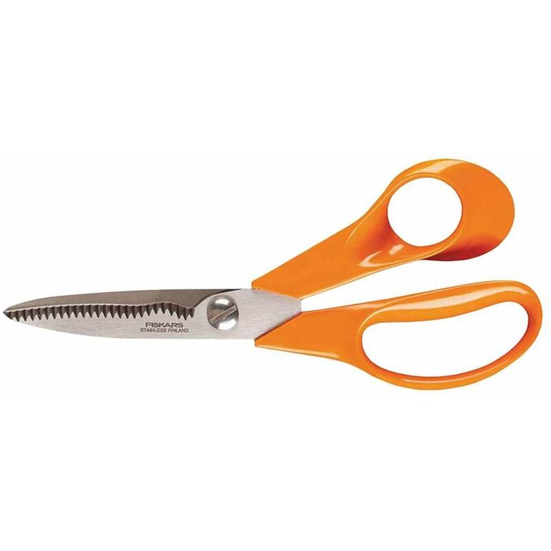

Fiskars Tijeras Universales S92, Longitud: 18 cm, Hojas de acero inoxidable/Mango de Plástico, Clásicas, Naranja, 1000555