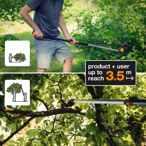 Fiskars UPX82 Podadora multifunción negra 3,5m
