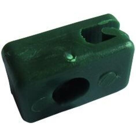 Fissacavi Per Pali Blinky Con Vite Fissaggio Verde Cf. 10Pz -6005