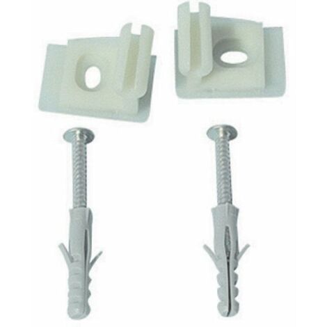 FISSAGGI IN PVC PER ACCESSORI SERIE LINEA