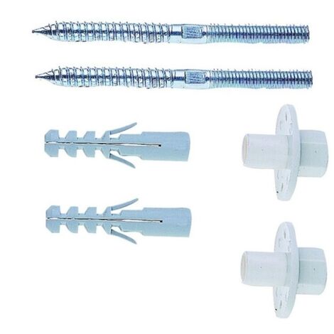 FISSAGGIO HABITAT PER CASSETTA WC A PARETE ø8 MM - L.90 MM