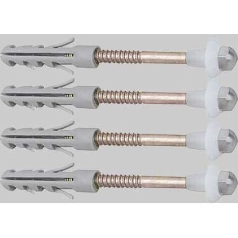 FISSAGGIO IN OTTONE PER VASI E BIDET - Vite M6x80 - Tassello 10x60
