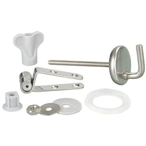 Set Di 8 Rondelle E Dadi Di Fissaggio Per Sedile WC – Filettatura M6 – Ricambio Universale Per Copriwater In Plastica E Acciaio Inox - 6