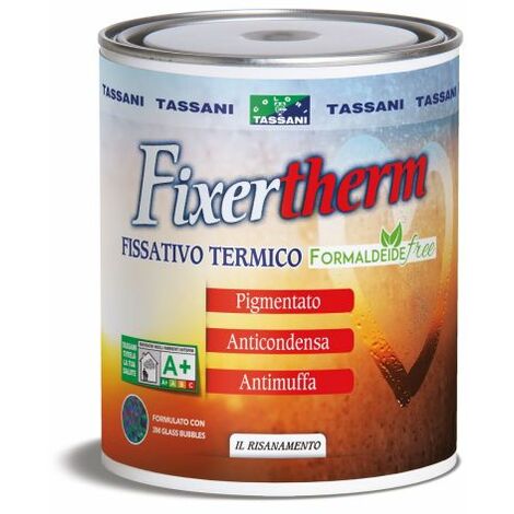 Fissativo traspirante antimuffa anticondensa termoisolante Fixertherm Tassani