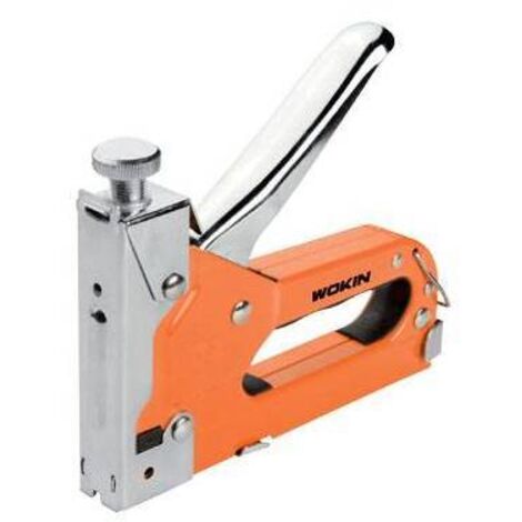 Fissatrice manuale kit 217014 wokin 200 punti+200 chiodi+200 u