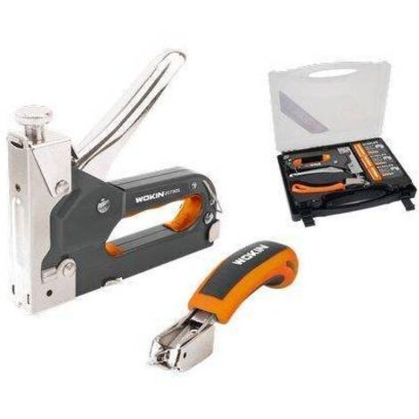 FISSATRICE MANUALE KIT 217301 WOKIN - LEVAPUNTI + 500 PUNTI+500 CHIODI+500 PUNTI - 1 pezzo