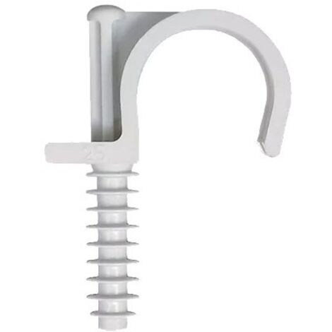 + FISSATUBO SINGOLO A BATTERE 20 mm (pz 100)