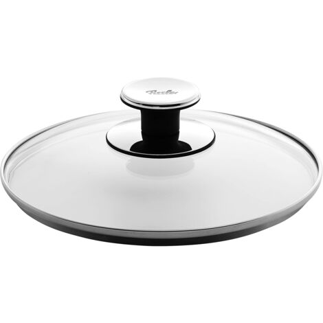 Fissler 001-104-28-200/0, Coperchio In Vetro Per Cottura A Vista Diametro 28 cm, Coperchio Di Ricambio Per Pentole, Padelle E Pentole A Pressione, Trasparente