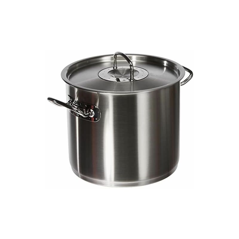 Fissler - Faitout haut professionnel en inox, 24 cm, Volume : 9,1 l, Tous feux dont induction, Original-Profi