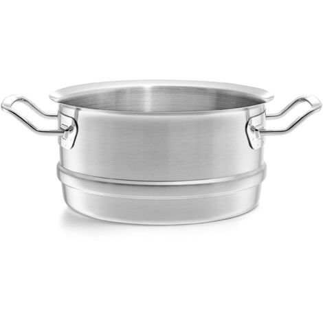Fissler Original,Profi Collection Inserto per cottura al vapore in acciaio inox 28 cm, con fori, per cottura a induzione
