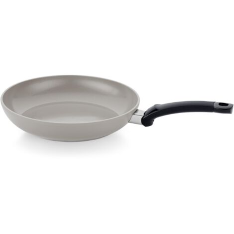 Fissler Padella Ceratal Classic/Alluminio, rivestita in ceramica (Ø 20 cm) Padella in ceramica antiaderente - induzione, grigia