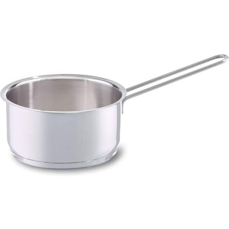 Fissler Tegame in acciaio inox 1 L, 14 cm, senza coperchio, senza rivestimento, per fornelli a induzione