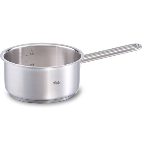 Fissler Viseo Tegame in acciaio inox 1.4 L, 16 cm, senza coperchio, con scala di misurazione all'interno, per fornelli a induzione
