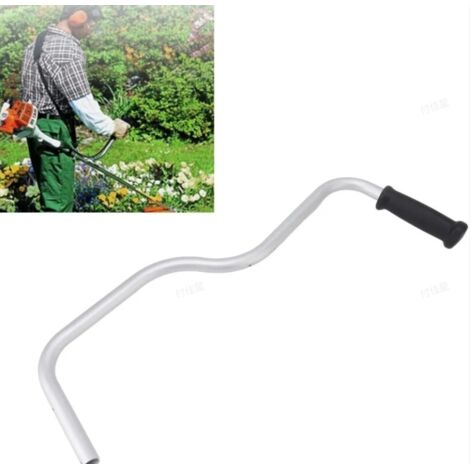 Fitags – Guidon pour débroussailleuse Stihl FS 130 131 110 111 90 91 89 200 – Poignée ergonomique en aluminium – Réduit la fatigue du bas du dos