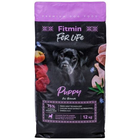 Fitmin For Life Cachorros de Todas las Razas 12 kg + 2 latas de Morando GRATIS