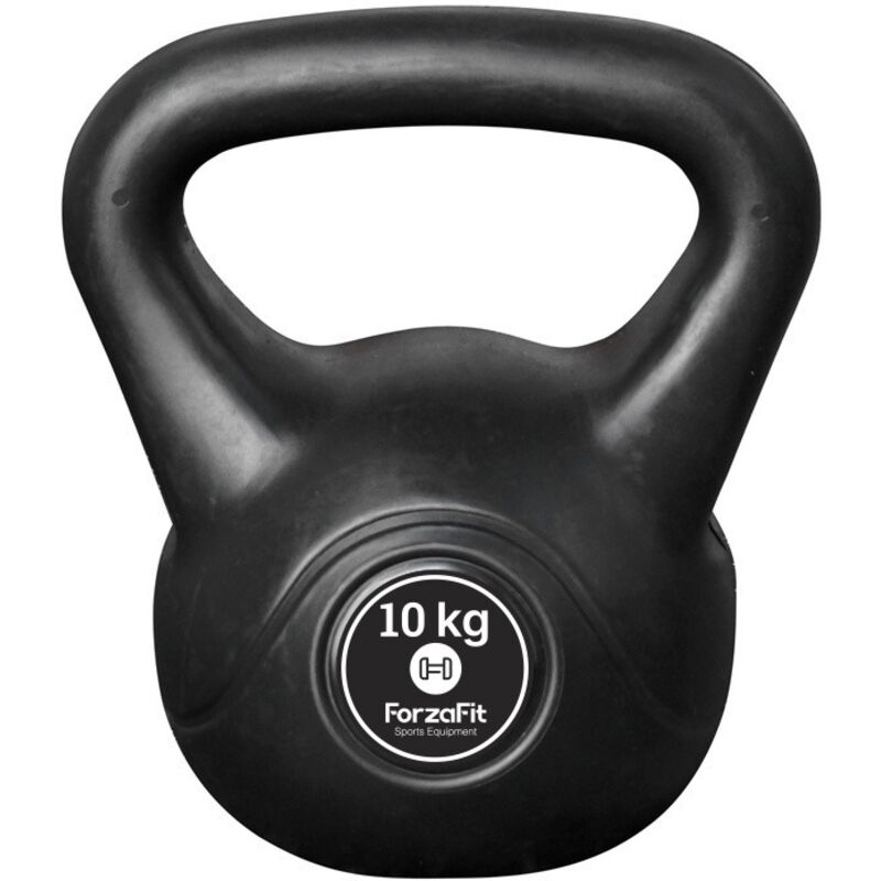 Vivol Fitness-gewicht - 10kg - Schwarz - Kunststoff-training-glockengewicht Für Hantel-außenbereich