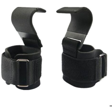 Fitness , Musculation Fitness Haltérophilie Squat Raise Hook, Barre Horizontale Pull-Up Ceinture Auxiliaire, Crochet d'Haltérophili