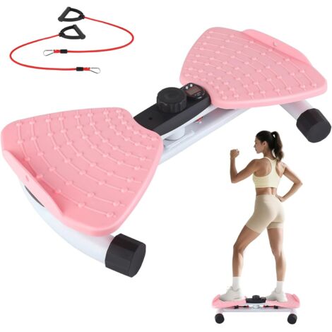 Fitness Twisting Board - Disco magnetico per bilanciamento vita in plastica ABS, funzione massaggio, fino a 100 kg