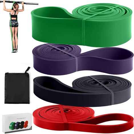 INTEY Fitnessbänder Premium Resistance Band Gymnastikband aus Naturlatex Widerst 