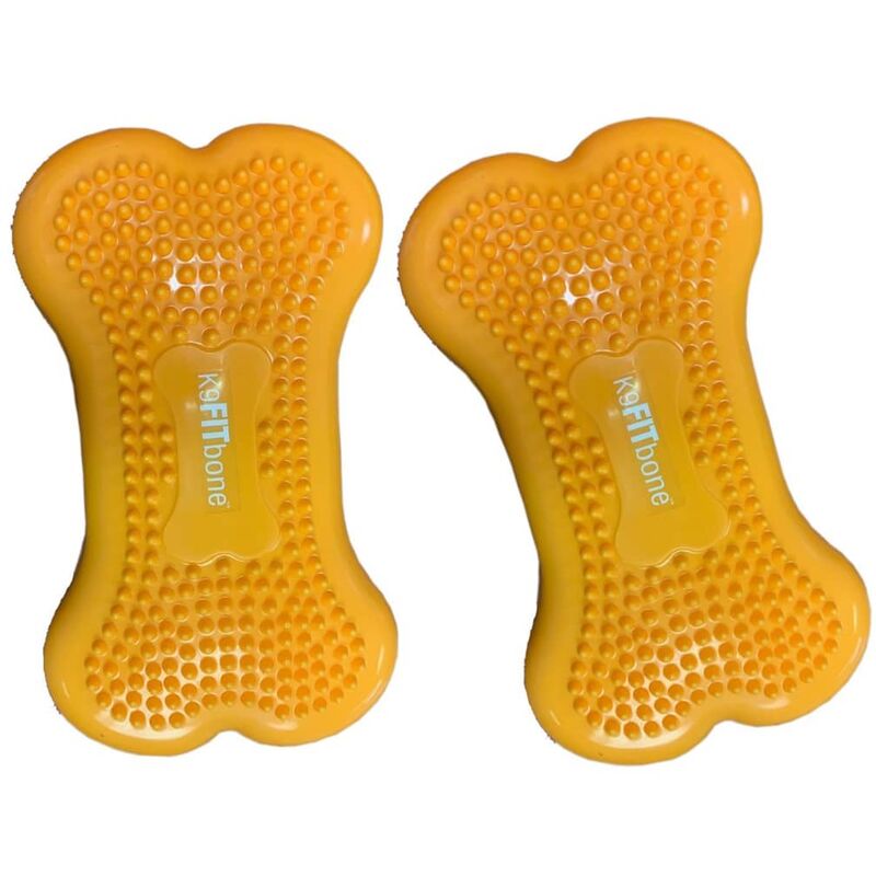 

Plataforma equilibrio perros Mini K9FITbone 2 uds 29x16,5x6cm - Amarillo - Fitpaws