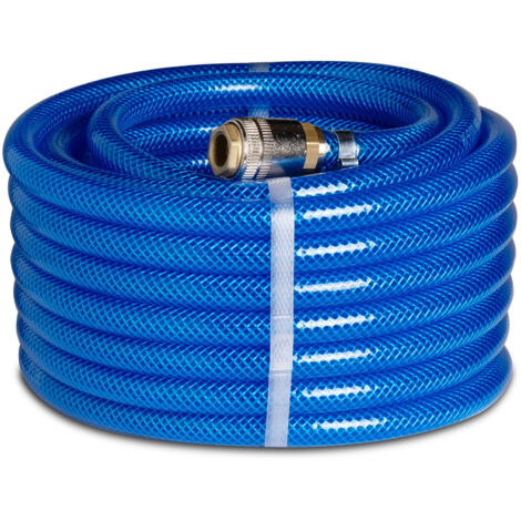 FITT AIR HOSE KIT 9 mm x 10 m – Tuyau Air Comprimé Flexible avec Raccords et Raccord rapide Made in Italy en PVC avec renfort en polyester Pression d'éclatement 60 bar Résiste de -20° à +60°C