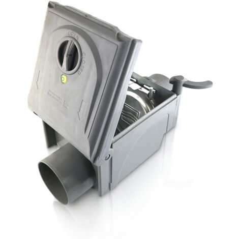 Fitt – Clapet anti-retour PVC évacuation Ø100 – Corps en PVC et battant inox 316L – Joint d'étanchéité intégré – Installation horizontale
