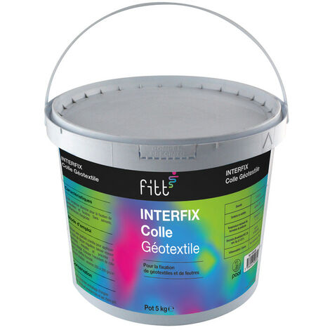 Fitt – Colle multi-usage pour géotextile 5kg – Adhérence optimale pour surfaces variées – Application facile sur chantiers humides