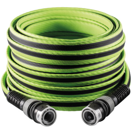 FITT FORCE 3/4" 25 m, Tubo acqua per irrigazione giardino, Leggero, Resistente e compatto, Per Uso Intensivo, colore Lime, -43% CO2e