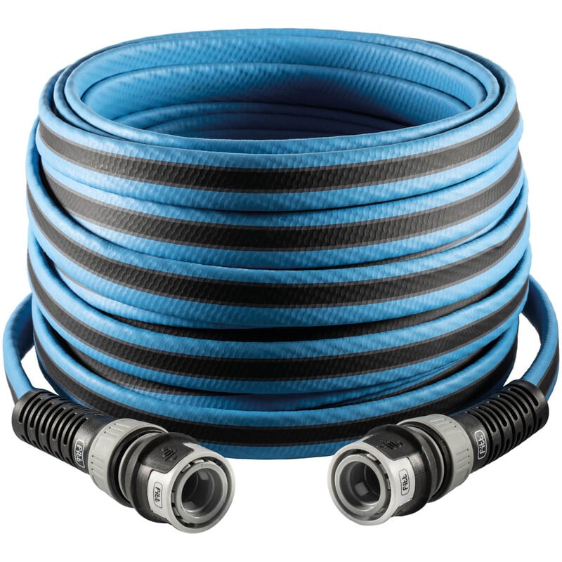 Force 3/4' 25 m, Tuyau d'arrosage pour Jardin, Léger, Résistant et Compact, pour Usage intensif, couleur Bleu, -43% CO2e - Fitt